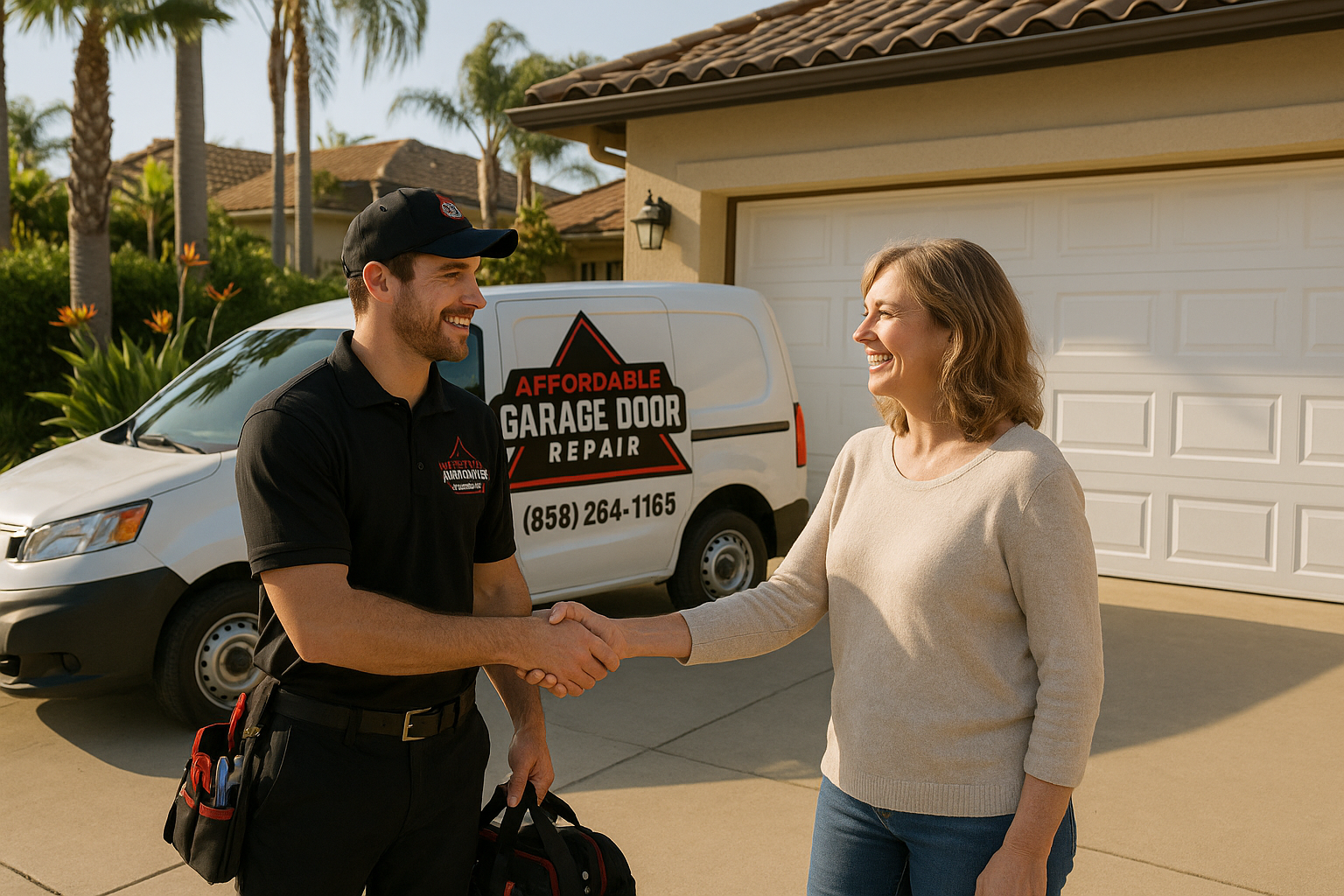 Garage door services in Hermitage, MO