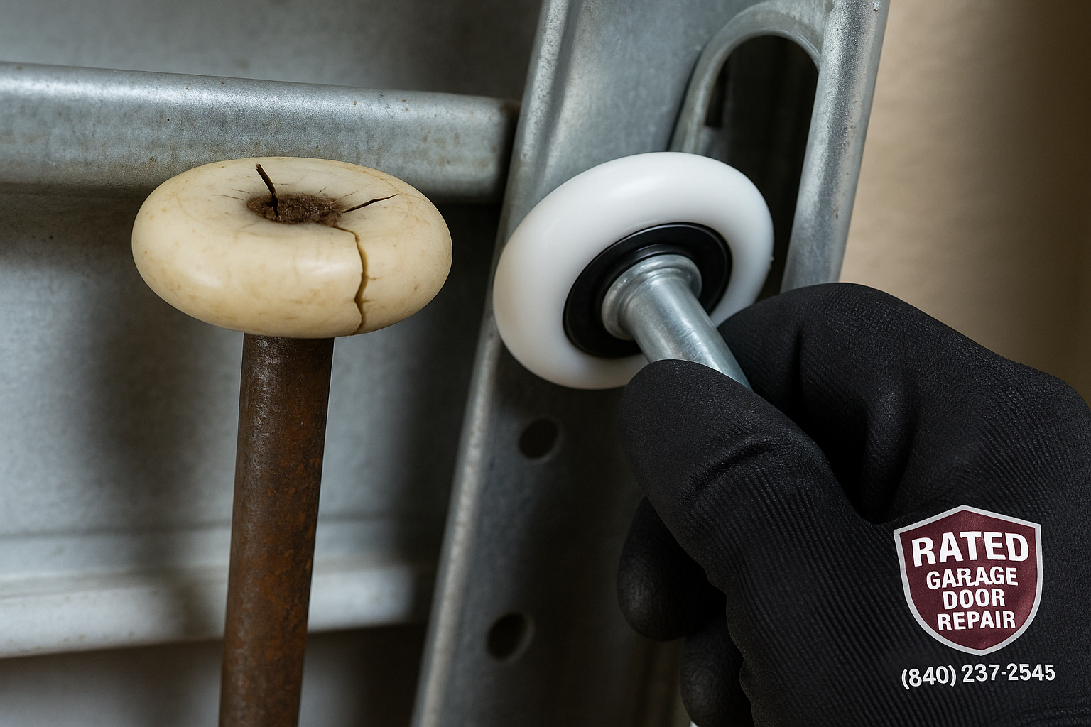 Garage Door Roller Replacement in Hermitage