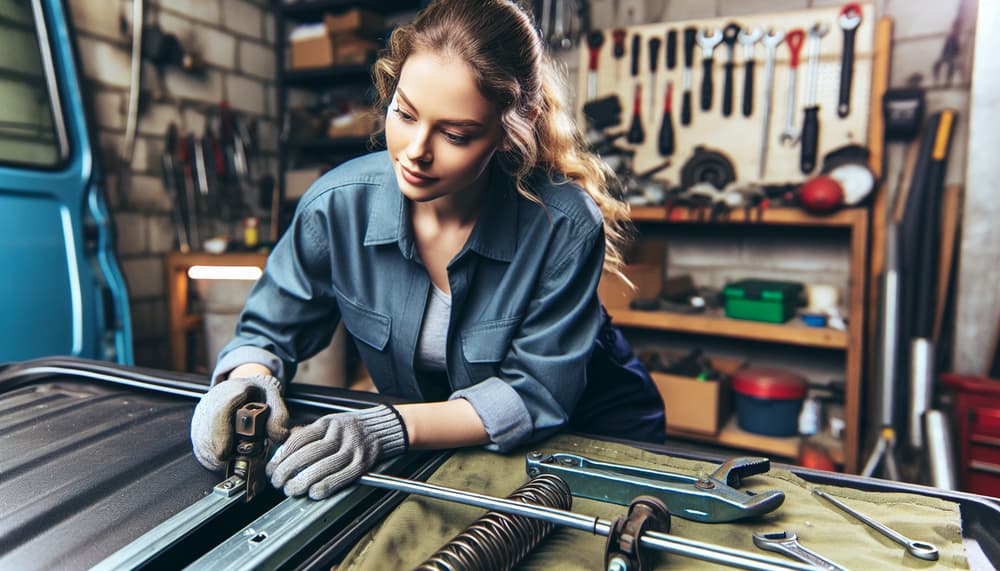 Our professional garage door opener repair process